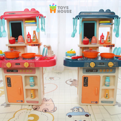 Bộ đồ chơi nhà bếp Toys House nấu nướng, có vòi nước và bảng vẽ, hướng nghiệp cho bé từ 3 tới 8 tuổi