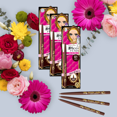 Bút Chì Sáp Kẻ Lông Mày Không Trôi Lõi Siêu Mịn Kissme Heroine Make 0.07 G