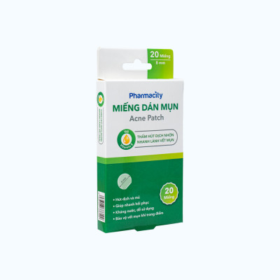 Miếng dán mụn Pharmacity hộp 20 miếng