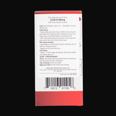 CoQ10 – Hỗ trợ sức khỏe tim mạch và huyết áp Olympian Labs