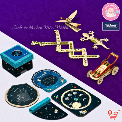 Đồ Chơi Khoa Học STEM Lắp Ráp Mô Hình Vũ Trụ - Mideer STEAM Hands-on Box (MD2146 / MD2127 / MD2144)