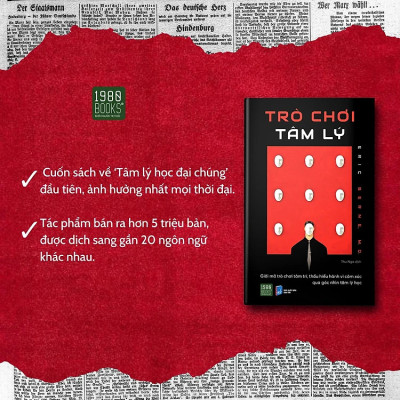 Trò Chơi Tâm Lý   Eric Berne M. D. - Thu Nga dịch - (bìa mềm)