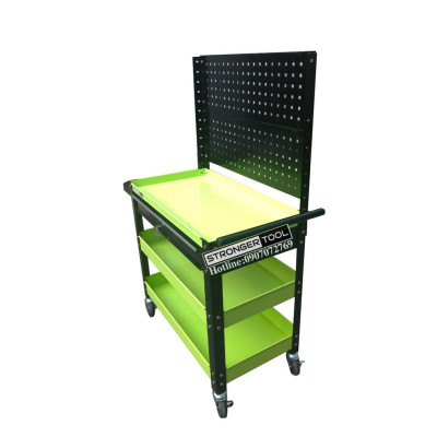 XE ĐẨY DỤNG CỤ 3 KHAY 1 NGĂN KÉO CÓ TẤM TREO STRONGER TOOL