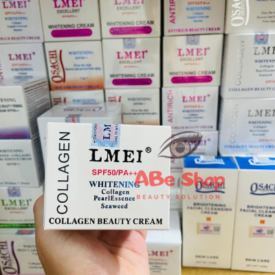 Kem LMEI Ngọc Trai - Collagen 25g - Làm Trắng - Giảm Thâm Nám - Trắng Da - Cải Thiện Da Tối Màu