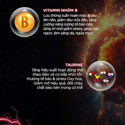 DMAXX thức uống bổ sung vitamin năng lượng không đường DAMODE 47 gói màu đỏ mỗi gói 2,2gr