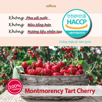 Sorbus Thạch Collagen Montmorency Tart Cherry 38.8 200mg (7 ngày)