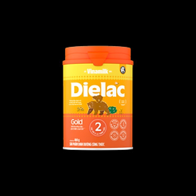 Sữa Bột Vinamilk Dielac Alpha Gold IQ Step 2 Dành Cho Bé Từ 6 -12 Tháng - Hộp 400g