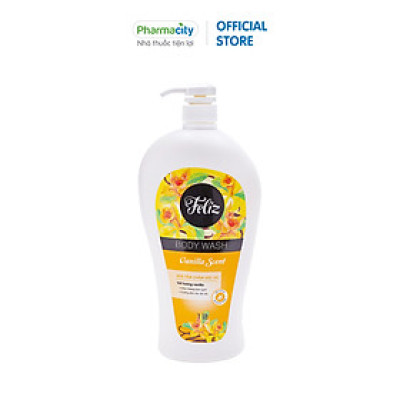 Sữa tắm Feliz Body Wash Vanilla Scent (1L) - Hương vanilla