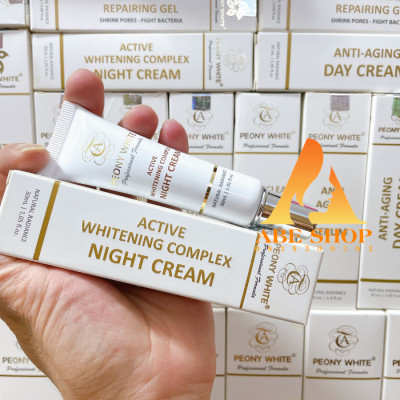 Kem PEONY WHITE NIGHT CREAM - Trắng Da - Làm Đều Màu - Giảm Tàn Nhang - Xóa Thâm Nám Ban Đêm 30ml