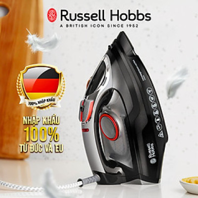 Bàn ủi hơi nước Russell Hobbs Powersteam Ultra 20630-56 3100W Ngăn Chứa Nước 350ml Màu Đen - Hàng Nhập khẩu Chính Hãng