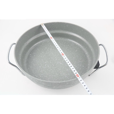 Nồi lẩu, chảo lẩu 3.5Lit men chống dính có thể chiên xào nấu FUJIKA có khung tay cầm chắc chắn, công suất 1350W-Hàng chính hãng, màu ngẫu nhiên