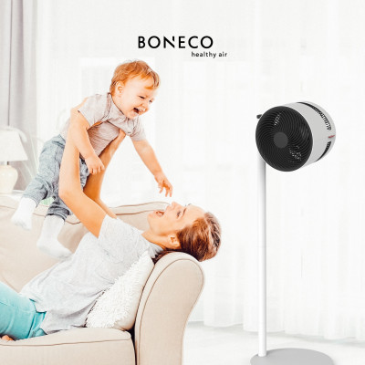 Quạt Điện Đối Lưu Không Khí BONECO F230 Tạo Gió Làm Mát, Điều Hoà Không Khí Trong Phòng, Nhỏ Gọn, Cắm Điện Trực Tiếp 220V, Quạt Cây Đứng Điều Khiển Cơ -Hàng Chính Hãng