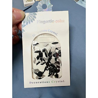 Đá Khối Chân Bằng Làm Nail Nhiều Size Mix Màu Sáng Lâu, Bám Chắc, Phù Hợp Trang Trí Hoạ Tiết, Dễ Phối Làm Nail Nữ