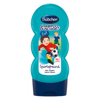 Sữa tăm gội Bubchen thể thao 230ml dành cho bé từ 3 tuổi trở lên