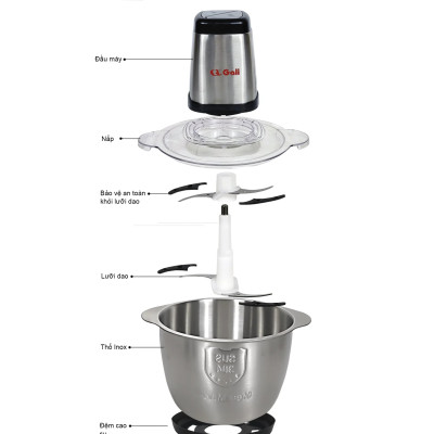 Máy xay thịt Gali GL-1912 Hàng Chính Hãng