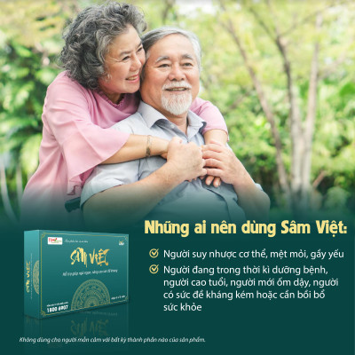 Sâm Việt - Hỗ trợ giúp ngủ ngon, nâng cao sức đề kháng (Hàng chính hãng)