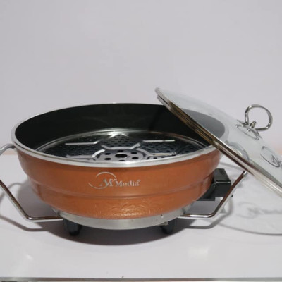 Nồi Chảo Lẩu Điện Đa Năng NK Media MD-CL8399 Kèm Khay Hấp - Hàng Chính Hãng