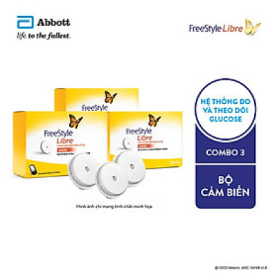 Combo 3 cảm biến FreeStyle Libre (LƯU Ý: Phải sử dụng cùng đầu đọc cầm tay FreeStyle Libre) s