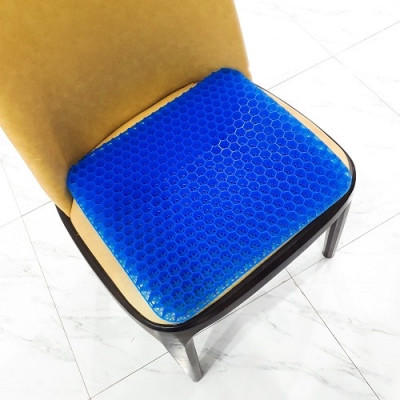 Nệm ngồi 3D thông minh  silicon  lưới tổ ong , co giản đàn hồi cao  , êm , thoáng khí   ,ngăn ngừa mồ hôi ,chống trơn trượt ,không biến dạng ,không thấm nước