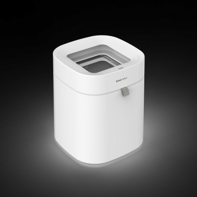 Thùng Rác Thông Minh TOWNEW T AIR LITE (WHITE) - Tự động đóng gói và thay túi rác - Bản Quốc Tế - Hàng Chính Hãng