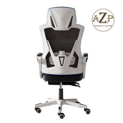 Ghế Trưởng Phòng  Ergonomic AZP-9908-TRẮNG Hỗ Trợ Cột Sống Lưng, Có Ngả Lưng