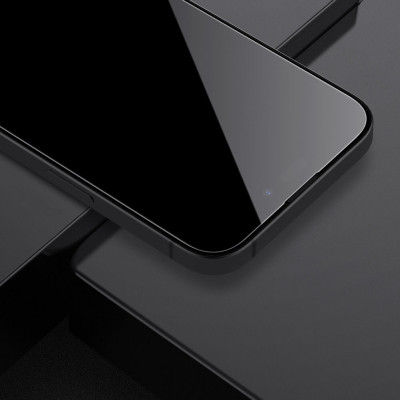 Miếng dán kính cường lực full  3D cho iPhone 14 Pro Max (6.7 inch) hiệu Nillkin Amazing CP+ Pro (Phủ Nano, vát cạnh 2.5D, mỏng 0.33mm) - hàng nhập khẩu
