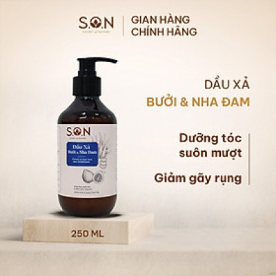 Dầu xả bưởi & nha đam S.O.N dưỡng tóc suông mượt, giảm gãy rụng