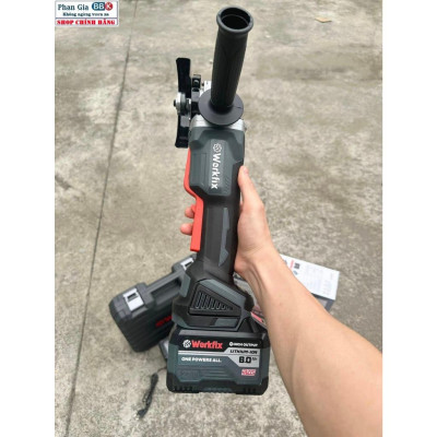Máy Mài Pin WORKFIX 21V, Không Chổi Than, Pin 15 Cell, Lõi Đồng, Chống Khởi Động Lại, Tự Ngắt Khi Rơi Máy