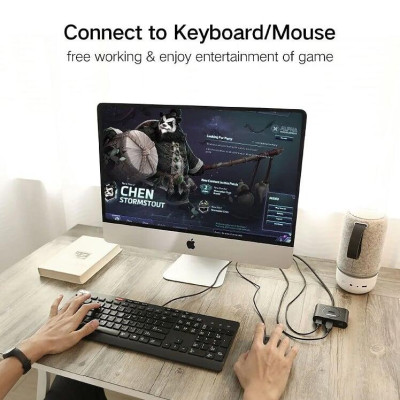 Ugreen UG50263CR113TK 25CM Màu Đen USB 3.0 Hub 4 Port With Power Port - HÀNG CHÍNH HÃNG