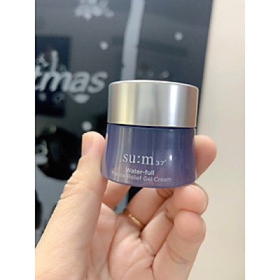 Kem dưỡng ẩm cấp nước su:m37 Water-full Marine Relief Gel Cream 10ml 