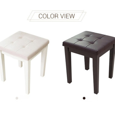 GHẾ ĐỆM BÀN TRANG ĐIỂM/ GHẾ PIANO - DRESSING STOOL - BLACK