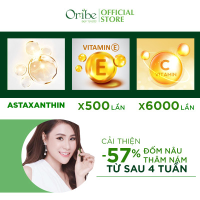 Serum dưỡng trắng da Oribe 36 viên bổ sung collagen dưỡng ẩm mờ nám chống lão hóa