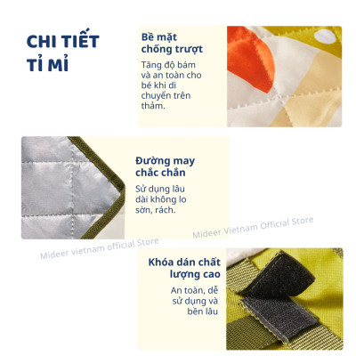 Lều cho bé gấp gọn kèm thảm dã ngoại cắm trại chống thấm nước Mideer Deer Camp Party