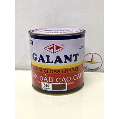 Sơn dầu Galant màu Light Brown 514 _ 0.8L