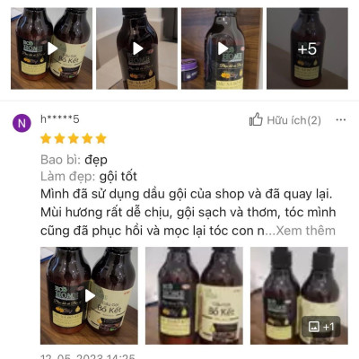 Dầu xả bồ kết ECOHOME - dầu xả tóc Kim Ngân Store giúp phục hồi tóc hư tổn, làm giảm gãy rụng tóc 250ml