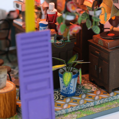 MÔ HÌNH TỰ LẮP RÁP DIY SÀI GÒN THU NHỎ - CÀ PHÊ ĐÁ - AD07