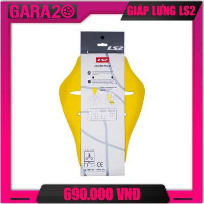 GIÁP LƯNG LS2 CAO CẤP YELLOW - GARA20