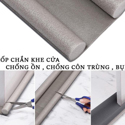 Combo 3 Cặp Thanh Chắn Khe Cửa (ron chắn khe cửa) Cách Âm , Chống Côn Trùng , Chống Thoát Hơi Máy Lạnh Máy Điều Hòa - Hàng Chuẩn Loại 1 PaKaSa 