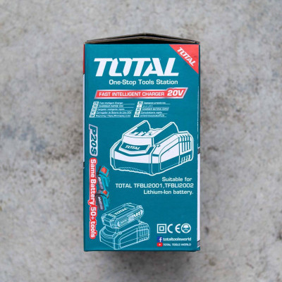 SẠC LI-ION 20V OUTPUT 2.0AMPE TOTAL TFCLI2001 - HÀNG CHÍNH HÃNG