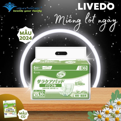 [Mẫu mới 2024] - Miếng lót ngày dùng cho tã - bỉm người lớn Livedo