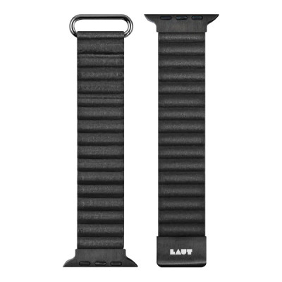 Dây LAUT Novi Luxe Cho Apple Watch Series 1~9/ SE/ Ultra 1/2 (42/44/45/49mm) Làm Từ Da Thuần Chay Mềm Mại Khóa Nam Châm Hàng Chính Hãng