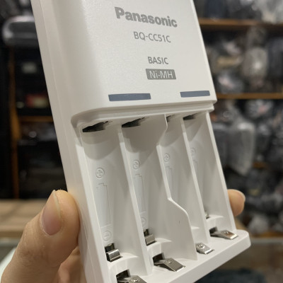 SẠC PANASONIC CC51, SẠC 4 VIÊN AA/AAA, HÀNG NHẬP KHẨU
