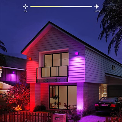 Đèn rọi chiếu sáng cây cảnh, trang trí sân vườn tiểu cảnh ngoài trời Govee RGBIC Flood Lights Outdoor H7060