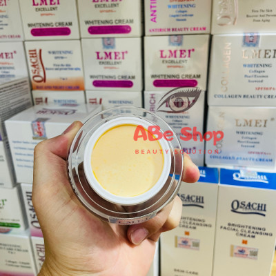 Kem LMEI Ngọc Trai - Collagen 25g - Làm Trắng - Giảm Thâm Nám - Trắng Da - Cải Thiện Da Tối Màu