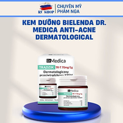 Kem dưỡng cho da mụn Bielenda Dr Medica Anti Acne 50ml