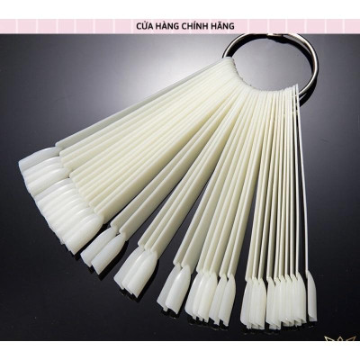 Móng Que Giả Đầu Vuông Túi 50 Móng, Nhựa Cao Cấp Trong Đục, Tập Sơn Và Vẽ Nail, Làm Nail Chuyên Nghiệp Tại Nhà, Đa Dạng