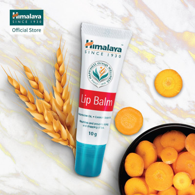 [HSD: 30/05/2026] COMBO 2 TUÝP SON DƯỠNG HỒNG MÔI KHỬ THÂM CHIẾT XUẤT CÀ RỐT HIMALAYA LIP BALM 10G