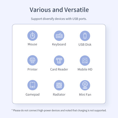 HUB USB 4 cổng 2.0 ORICO FL02 – Hàng Chính Hãng