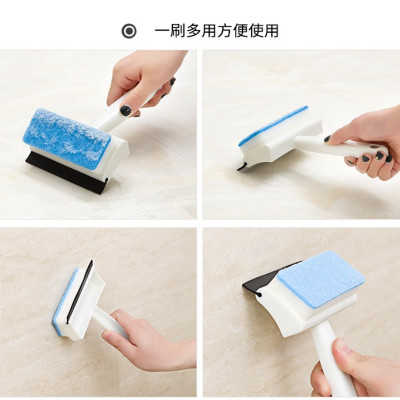 Bàn chải chà cửa kính, tường gạch men nhà tắm Kokubo có móc treo tiện dụng - Made in Japan