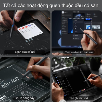 Bút cảm ứng cho Samsung galaxy Tab S6 S7 S8 S9 Plus Ultra Nillkin ISketch S3 Stylus đa năng chống tì tay, hít cạnh máy, không lo hết pin - Hàng nhập khẩu